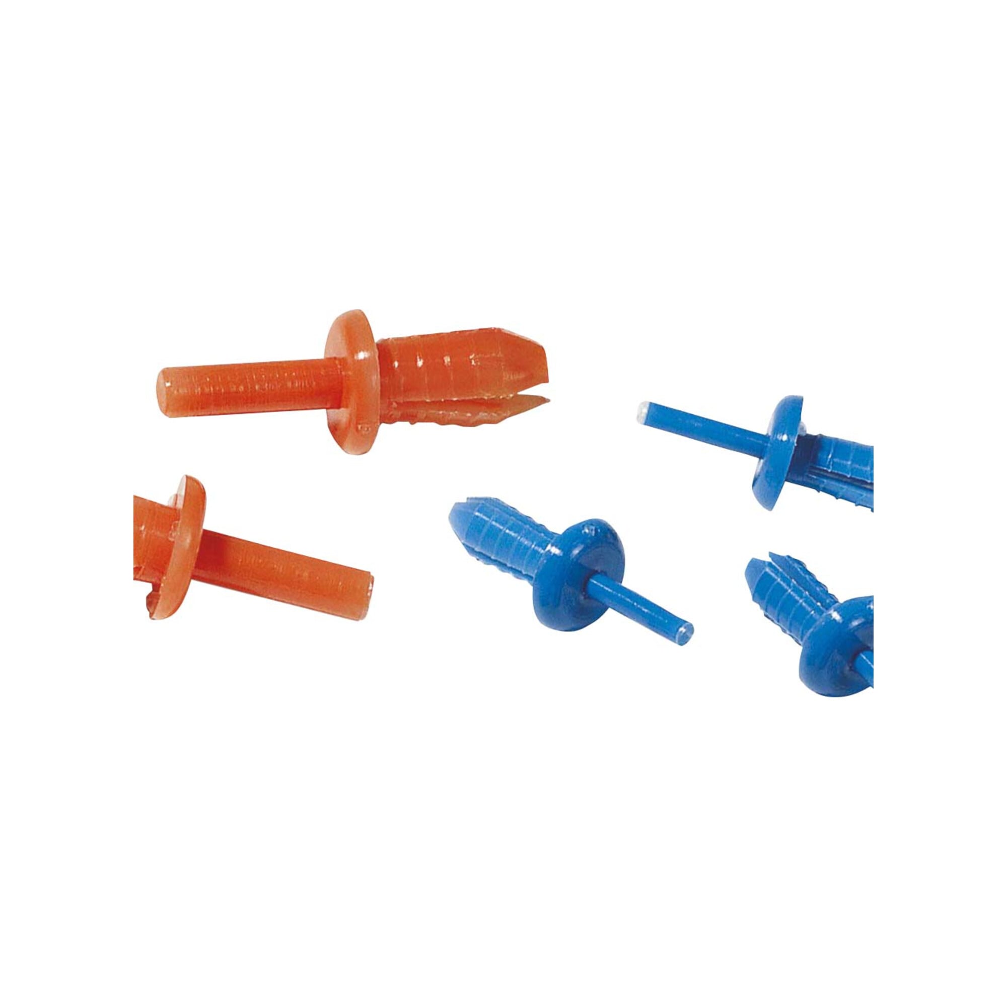 HellermannTyton Spreizniet 3.8-4.2mm PA6 blau HTWD-R4 ; Hellermann Tyton