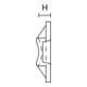 HellermannTyton Support adhésif TY8G1S-W-C1