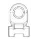 HellermannTyton Support de câble HDM321
