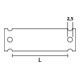 HellermannTyton Support de câbles HC 12-35-CL (50 pièces)
