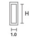 HellermannTyton Support de câbles HC 12-35-CL (50 pièces)