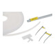 HellermannTyton Support de dessin HC 12-52-PE-CL (50 pièces)