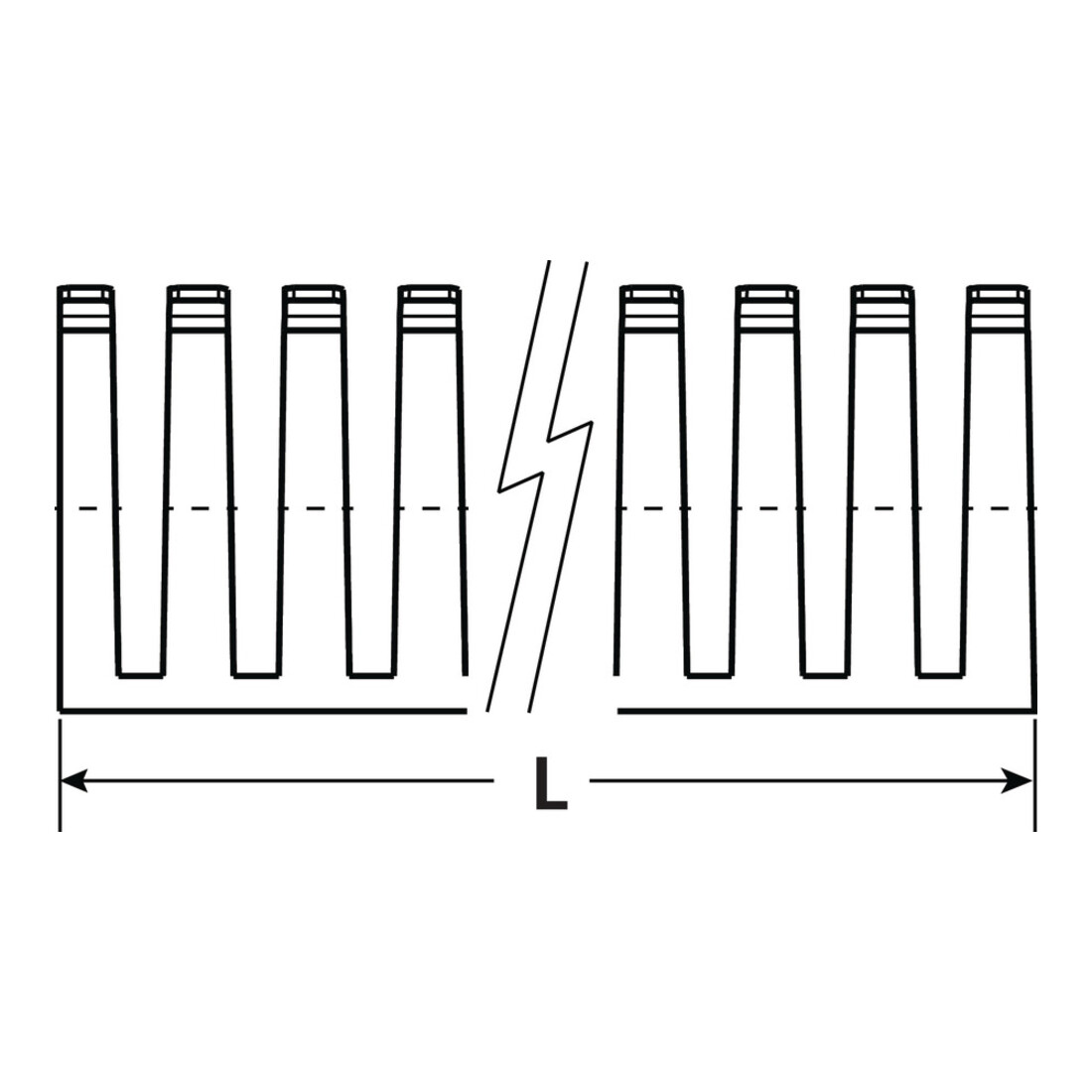 HellermannTyton Support de faisceau de câbles vissable Heladuct Flex 20 SK