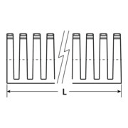HellermannTyton Support de faisceau de câbles vissable Heladuct Flex 30 SK-3