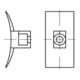HellermannTyton Support de fixation LKC-N66-NA