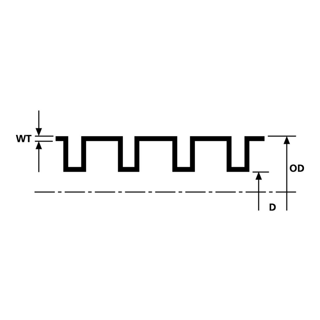 HellermannTyton Tube ondulé gris IWS37-PE-GY (25)