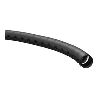 HellermannTyton Tuyau spiralé avec outil, noir HWPP-16MM-PP-BK-Q1