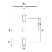 HellermannTyton Verdrahtungskanal HF grau HTWDHF-25X75-PC/ABS-4