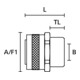 HellermannTyton Verschraubung si PCS12-FM-M16
