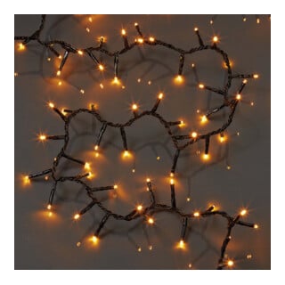 Hellum LED-AppClusterlichterkette bernstein 578225