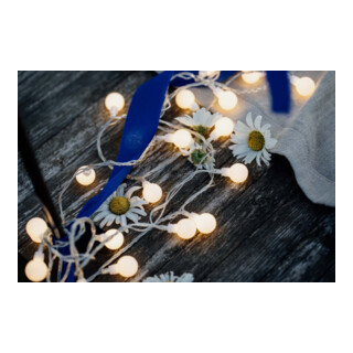 Hellum LED-Lichterkette 100-tlg. Kugeln warmweiß