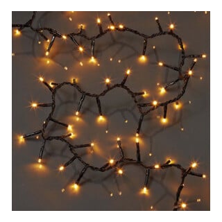 Hellum LED-Lichterkette LED-Snake-Light 448-tlg. warmweiß schwarzes Kabel