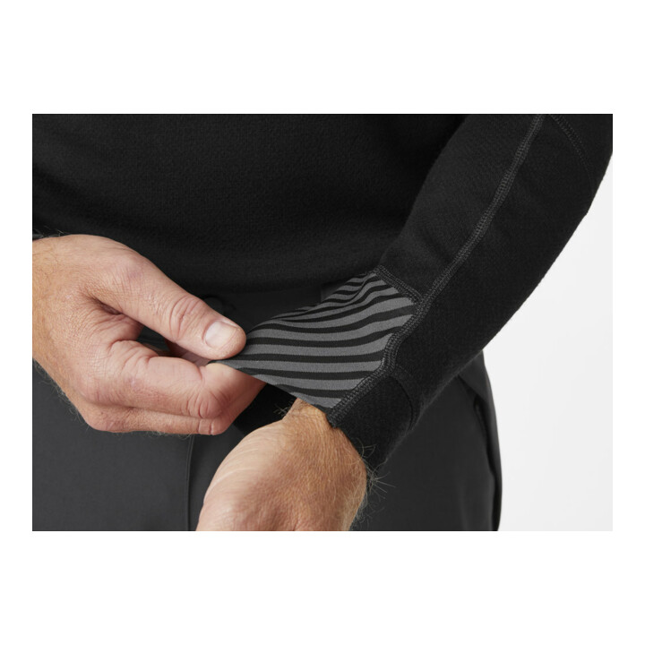 Helly Hansen Funktionsshirt Life Merino, schwarz, Gr. M