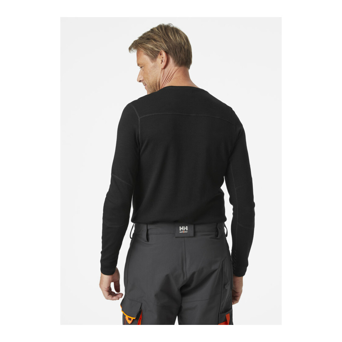Helly Hansen Funktionsshirt Life Merino, schwarz, Gr. M