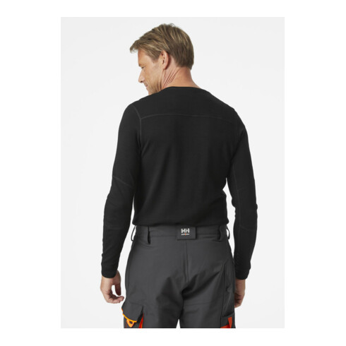 Helly Hansen Funktionsshirt Life Merino, schwarz, Gr. M