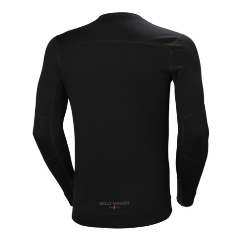 Helly Hansen Funktionsshirt Life Merino, schwarz, Gr. XL