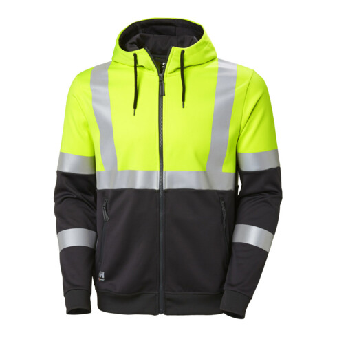 Helly Hansen Sweat à capuche de sécurité, jaune, T. L