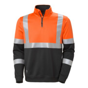 Helly Hansen Sweat à capuche zippé de sécurité, orange, T. M-3