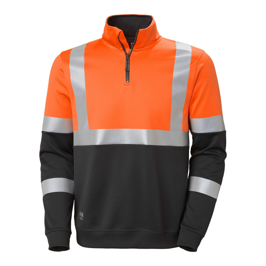 Helly Hansen Sweat à capuche zippé de sécurité, orange, T. M