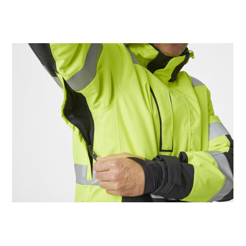 Helly Hansen Veste d'hiver ALNA, jaune sécurité/ébène, T. M