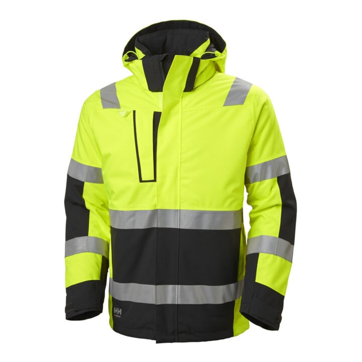 Helly Hansen Veste d'hiver ALNA, jaune sécurité/ébène, T. S