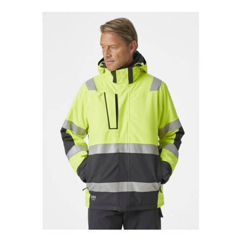 Helly Hansen Veste d'hiver ALNA, jaune sécurité/ébène, T. S