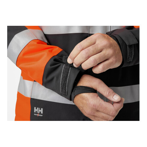 Helly Hansen Veste d'hiver ALNA, orange vif/ébène, T. M