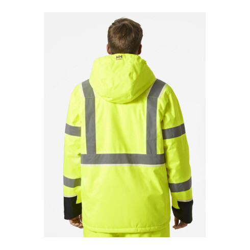 Helly Hansen Veste d'hiver haute visibilité, jaune, T. XL