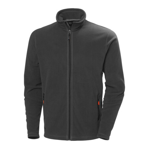 Helly Hansen Veste polaire Oxford light, gris foncé, T. S