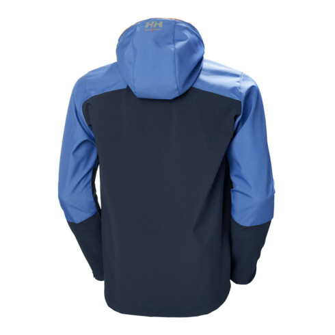 Helly Hansen Veste Softshell Oxford, marine/pierre, T. 2XL