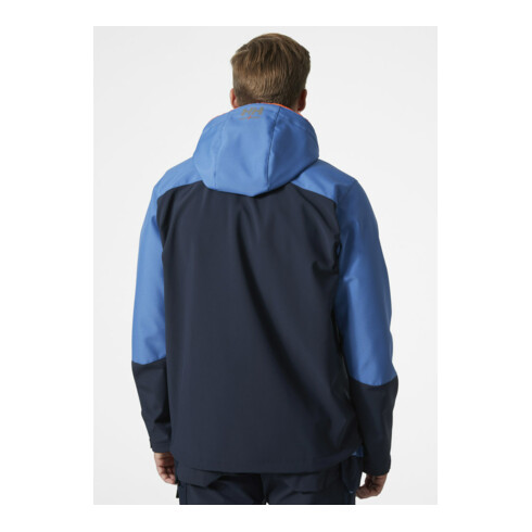 Helly Hansen Veste Softshell Oxford, marine/pierre, T. 2XL