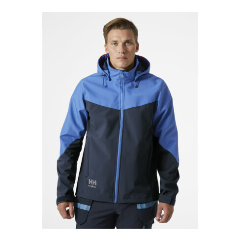 Helly Hansen Veste Softshell Oxford, marine/pierre, T. L