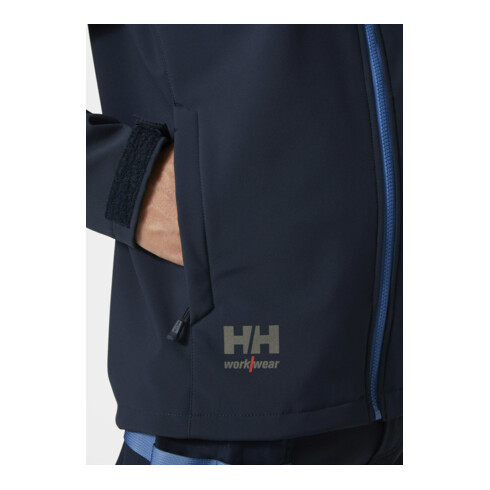 Helly Hansen Veste Softshell Oxford, marine/pierre, T. S