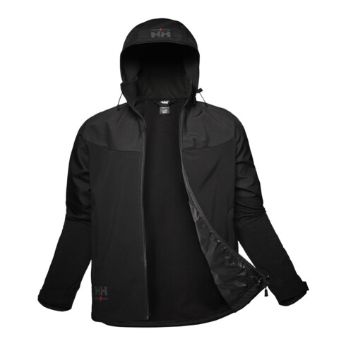 Helly Hansen Veste Softshell Oxford, noir, T. L