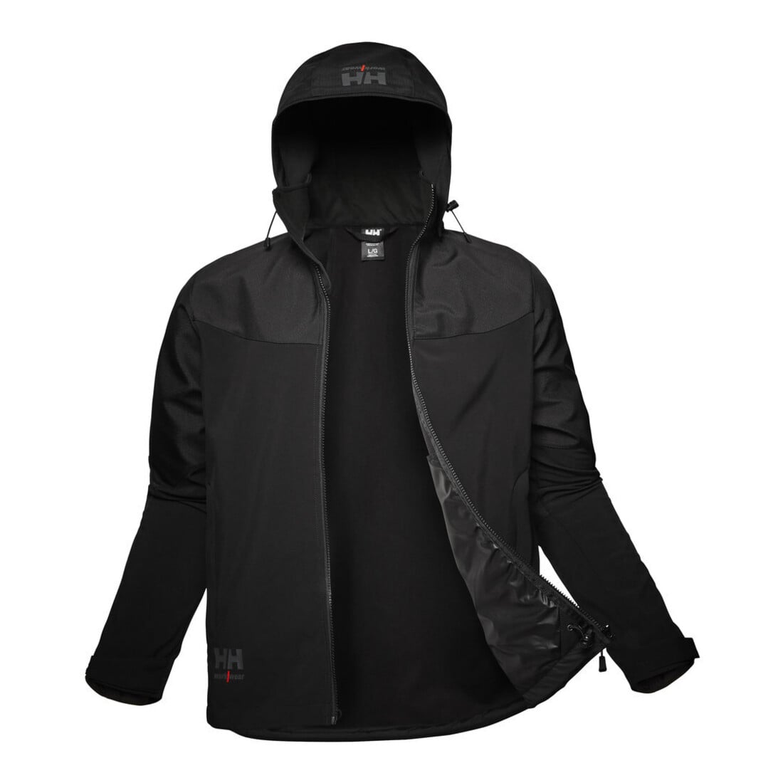 Helly Hansen Veste Softshell Oxford, noir, T. L