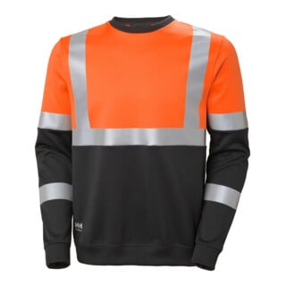 Helly Hansen Warn-Sweatshirt, orange, Gr. S