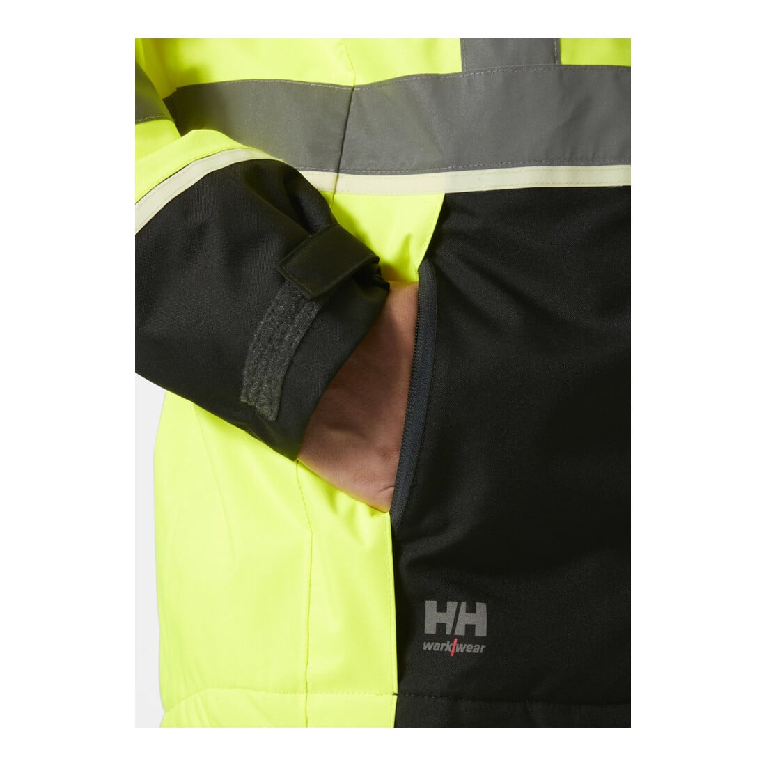 Helly Hansen Warn-Winterjacke, gelb, Gr. M