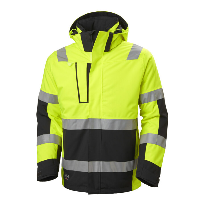 Helly Hansen Winterjacke ALNA, warngelb/ebony, Gr. XL