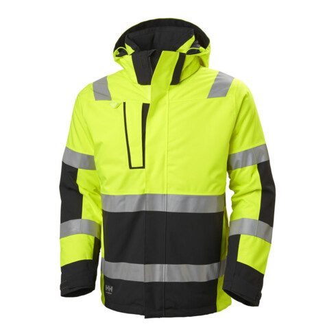 Helly Hansen Winterjacke ALNA, warngelb/ebony, Gr. XL