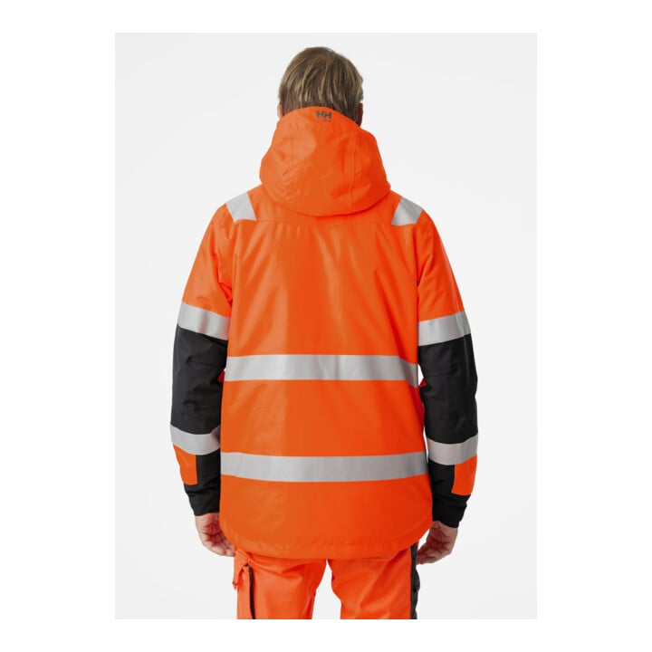 Helly Hansen Winterjacke ALNA, warnorange/ebony, Gr. M