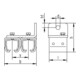 HELM Manchon double paroi 501 D 165x130x90mm, acier S6mm-5