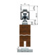HELM Quincaillerie pour porte coulissante 53 Combinaison de matériaux-1