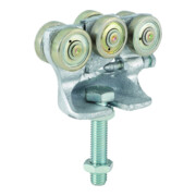 HELM Rollapparat 391, double, à suspendre pour Prof.-Nr.300, diamètre 28, 100kg, L 90