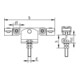 HELM Rollapparat 391 EL double rangée, à accrocher pour Prof.-Nr.300, Ø28, L206