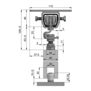 HELM WOELM, , 300, Deckenmontage, 200kg, 2000mm-4