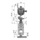 HELM WOELM, 300, Montage murale 200kg, 2000mm-4
