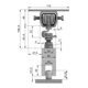 HELM WOELM, 300, Montage plafond, 200 kg, 4000 mm-4