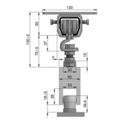 HELM WOELM, 400, Montage plafond, 400 kg, 2000 mm-4