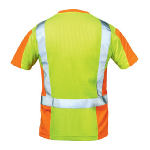Helmut Feldtmann Warnschutz T-Shirt Utrecht Gr.XXL gelb/orange 75% PES/25% CO FELDTMANN
