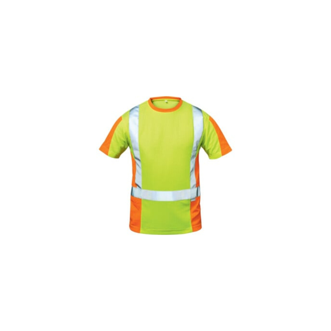 Helmut Feldtmann Warnschutz T-Shirt Utrecht gelb/orange 75% PES/25% CO FELDTMANN